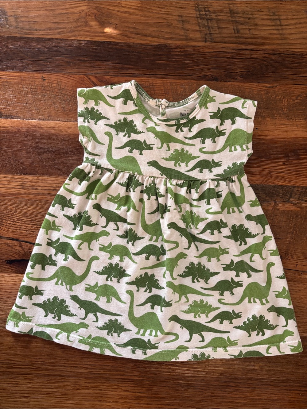 Winter Water Factory Dino 🦖 Dress 18 month 100% cotton